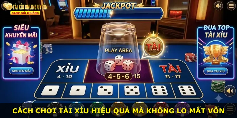 Cách chơi tài xỉu hiệu quả mà không lo mất vốn