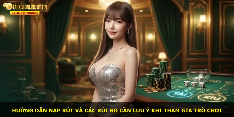 Hướng dẫn nạp rút và các rủi ro cần lưu ý khi tham gia trò chơi