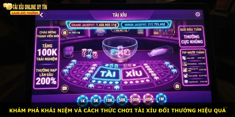 Khám phá khái niệm và cách thức chơi tài xỉu đổi thưởng hiệu quả
