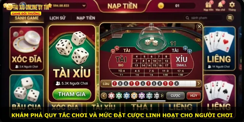 Khám phá quy tắc chơi và mức đặt cược linh hoạt cho người chơi