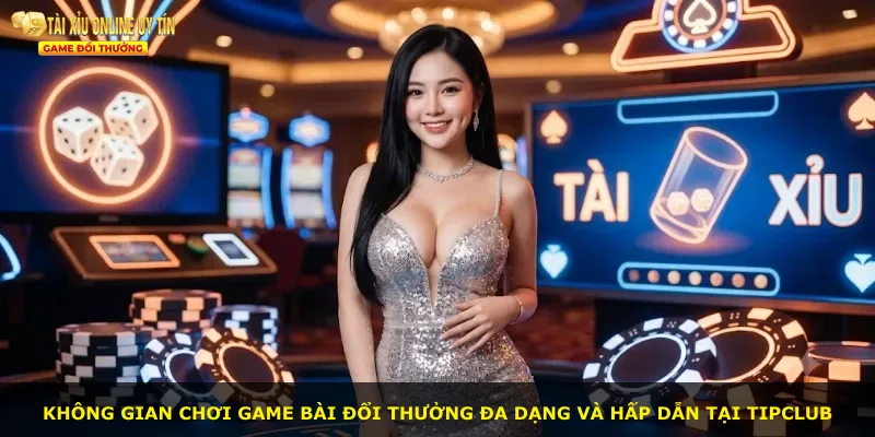 Không gian chơi game bài đổi thưởng đa dạng và hấp dẫn tại TIPCLUB