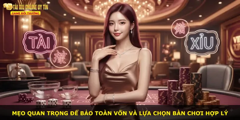 Mẹo quan trọng để bảo toàn vốn và lựa chọn bàn chơi hợp lý