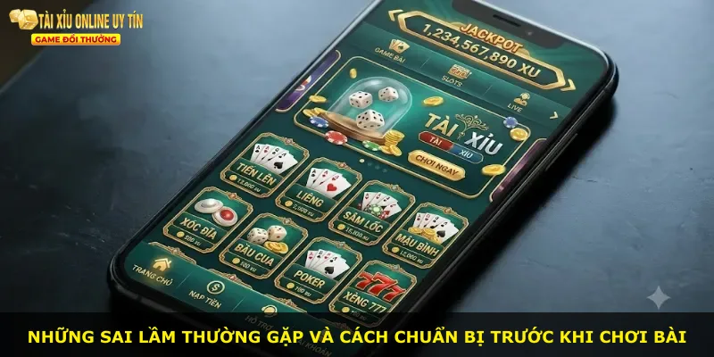 Những sai lầm thường gặp và cách chuẩn bị trước khi chơi bài