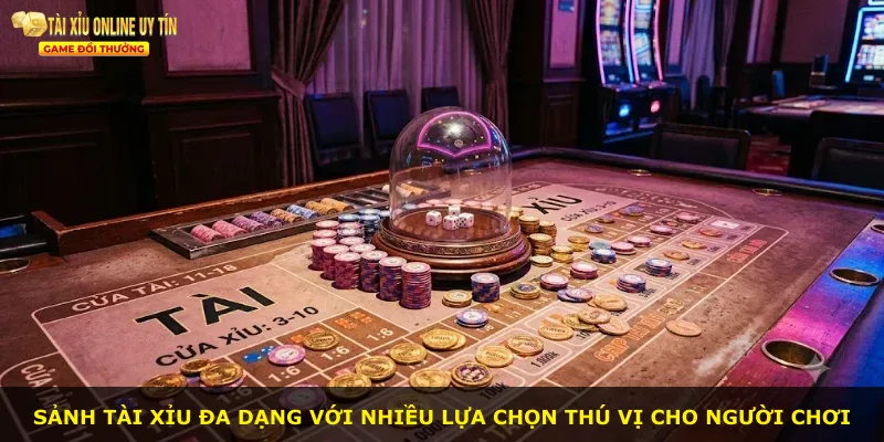 Sảnh tài xỉu đa dạng với nhiều lựa chọn thú vị cho người chơi