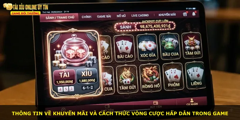 Thông tin về khuyến mãi và cách thức vòng cược hấp dẫn trong game