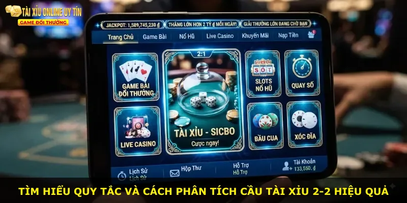 Tìm hiểu quy tắc và cách phân tích cầu tài xỉu 2-2 hiệu quả